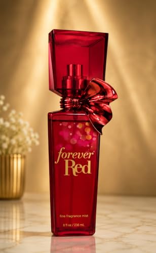 Forever red Body Fine Fragrance Mist Original Packaging with Bow 8 oz