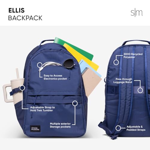 Image of Simple Modern Kids Backpack for School | 25L Laptop Backpack | Terrazzo | Ellis Bookbag for Girls, Boys | Cute Backpack for High School, College, Teens | Cream Terrazzo