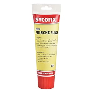 Frisse voegen 400 g tube, wit, plamuurmassa voor het voegen van alle wandtegels, voor het snel repareren van deuvelgaten, kleine beschadigingen, voor binnen en buiten, waterbestendig, voor badkamer, keuken