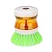 Oulensy Cocina Fregar la vajilla pote del Cepillo Plato con detergente líquido dispensador de jabón Cocina Gadget Lavar Las Herramientas