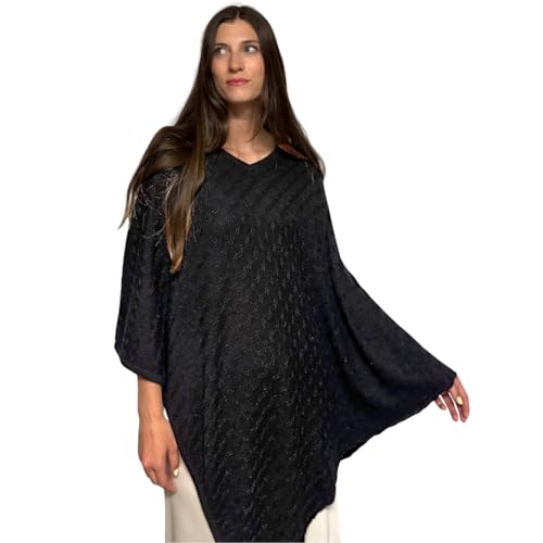 Humble Hilo Cashmere Poncho - Soft, Lightweight Fashion Poncho, Cashmere Wraps for Men & Women