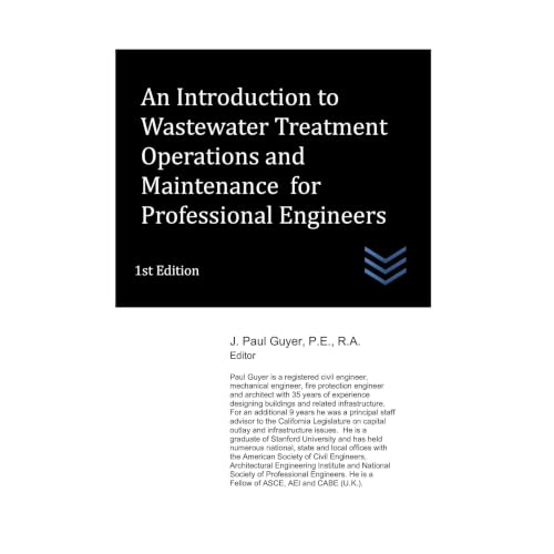 An Introduction to Wastewater Treatment Operations and Maintenance for Professional Engineers Audiobook By J. Paul Guyer cove