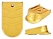 NDZ Performance Finger Extension Magazine Base Plate for Sig P365 XL 9mm, Anodized Aluminum, Aspis Cut Design, Made in The USA - Gold