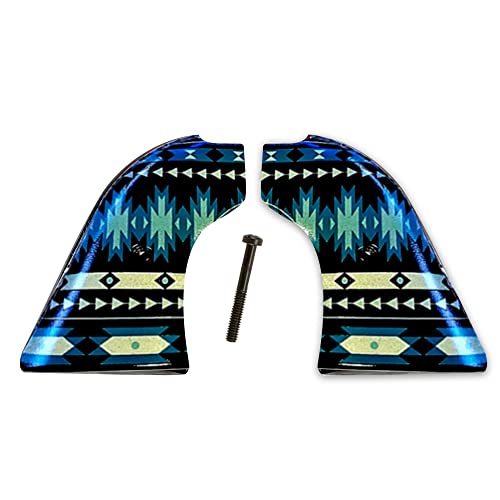 Premium Gun Grips Compatible Replacement Grips fit Heritage Arms Rough Rider ABS HD Image of Traditional Southwestern UV Printed - Premium Gun Grips