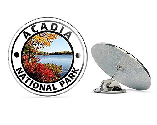Round Acadia National Park (Hike Travel rv) Metal 0.75
