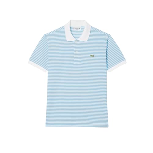 Lacoste Men's Short Sleeve Classic Fit Stripped Polo Shirt
