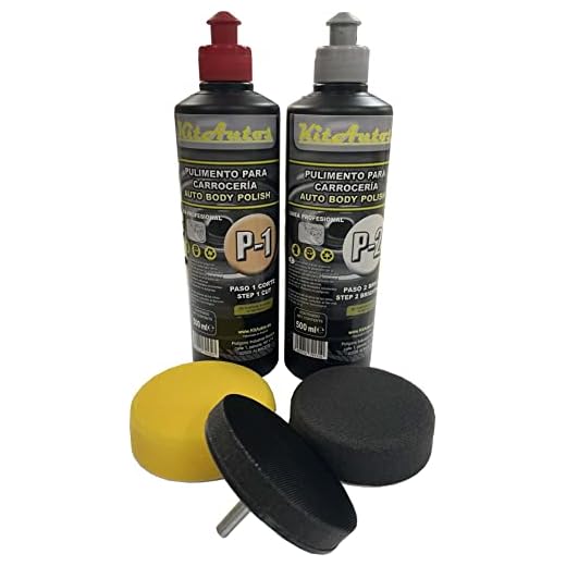 KITAUTOS KP2 Pulimento para Carrocería 2X1/2, Negro, Talla Única