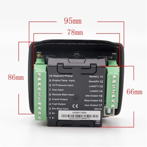 Controlador HGM1790N para solucionar fallos de arranque en generadores 2