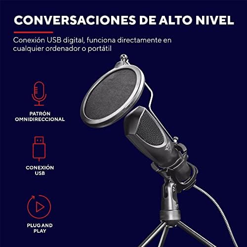 GXTrust Mantis: Micrófono USB con Trípode y Filtro Pop al - Consejos de uso
