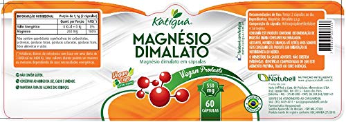 Kit 4 Magnésio Dimalato 60 Cápsulas Katigua