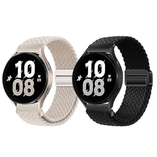 Correa trenzada elástica 22mm compatible para reloj Android miniatura 3