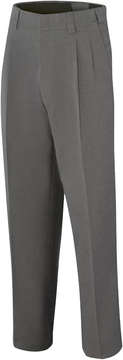 Smitty | BBS-374 | Pleated Base Pants with Expander Waist Band | Baseball Softball | Umpire's Choice! (Heather Gray, 48)