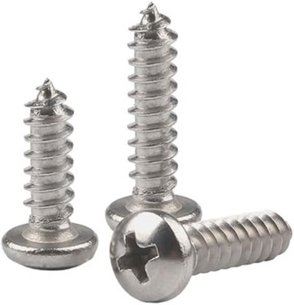 M2.2 M2.6 Phillips Round head Screw Cross Self-tapping Screws Antirust Bolts 5-20mm Length - (Size: M2.2 x8mm(50pcs))