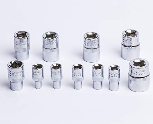 Ehomea2Z 11 Pc E-Torx Female Star Drive Sockets Set Cr-V Steel E4 - E20 #TOP3