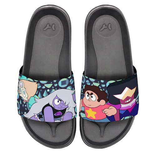Steven Universe Pose Off Unisex Adult Slides Adjustable Flip Flop Sandals Officially Licensed Hypd Slydr Switch™