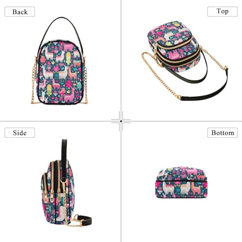 Alpaca Sheep Small Crossbody Bags for Women Adjustable Strap Purses Travel Handbags 208542623