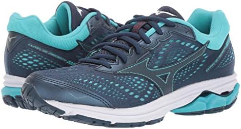 Mizuno Women's Wave Rider 22 Running Shoe, Blue Wing Teal, 6 B | Image 6