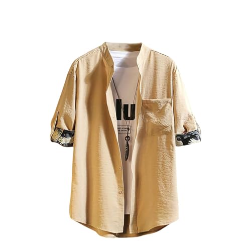 Chemise style chinois pour homme idéale pour les soirées d'été