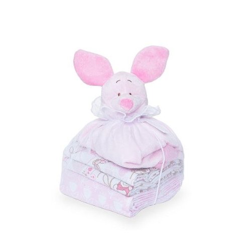 Disney Winnie the Pooh (Piglet) 3pack Receiving Blankets