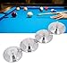 Buachois 4 PCS Billiard Table Leg Levelers, 5in Adjustable Heavy Duty Leveling Risers, Stable Secure Support Pool Table Leg Pads