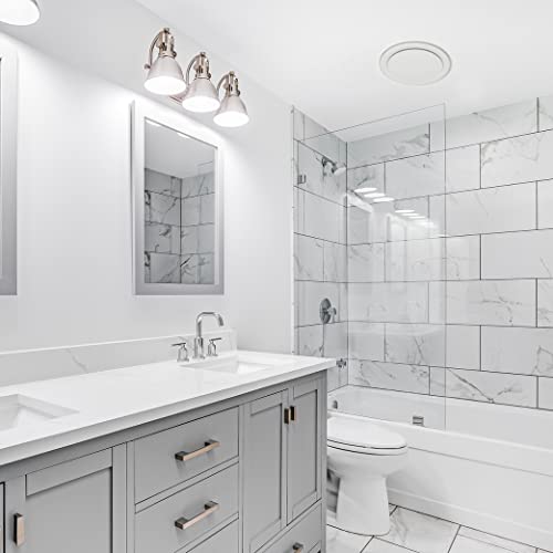 Homewerks 7140-50-G3 Bathroom Fan Ceiling Mount Exhaust Ventilation, Ultra Quiet 0.7 Sones, 50 Cfm, White #TOP5