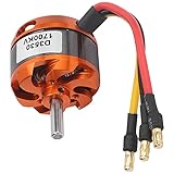 Ushless autres bruit avec et performances 【Ingénierie】 - avec des roulements élevés, notre moteur de 1700KV assure des performances et une réactivité optimales. Les composants internes soigneusement conçus le permettent, ce qui se traduit par un contrôle amélioré de votre avion RC. Améliorez vos compétences en vol et réparez votre équipement coûteux avec la précision et la fiabilité inégalées de ce moteur.