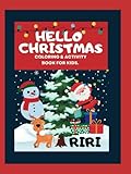 Photo Gallery hello christmas: christmas coloring and activity book for kids Photo Gallery hello christmas: christmas coloring and activity book for kids