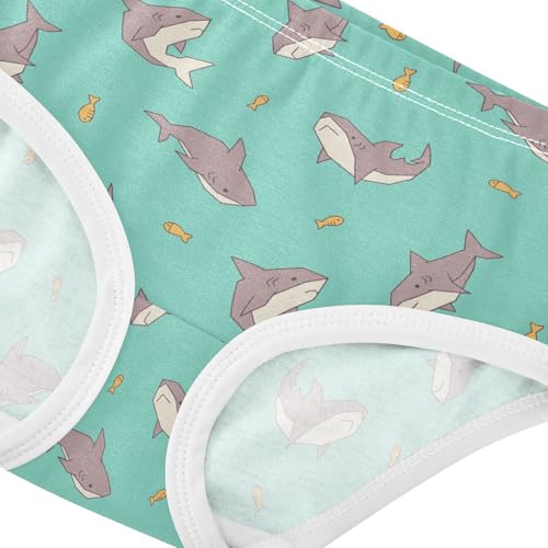 Girls' Underwear Sharks Cotton Stretch Comfort Toddler Panties4