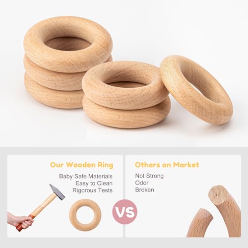 BPA-Free Teething Toys for Babies 0-12 Months - Sensory Gifts for Newborns and Infants