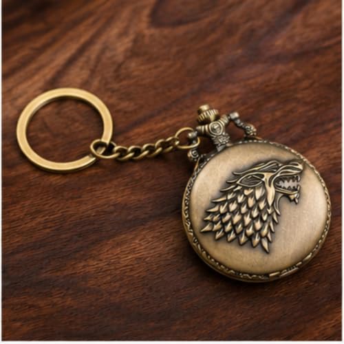 Image of Antique Bronze Pocket Premium Vintage Theme Metallic Home Key Chain & Key Rings | Best Gift for Men, Woman, Boys & Girls on their Special Occassions