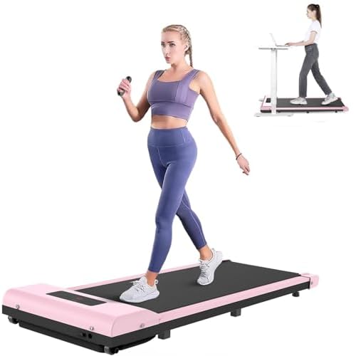 Dskeuzeew Mini Walking Pad Under Desk Treadmill for Home, 6.2MPH Running Machine, 2.5HP Ultra Quiet Motor Noise