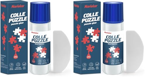 Colle puzzle pour éviter les pièces perdues Nariolar 120ml avec applicateur lot de 2