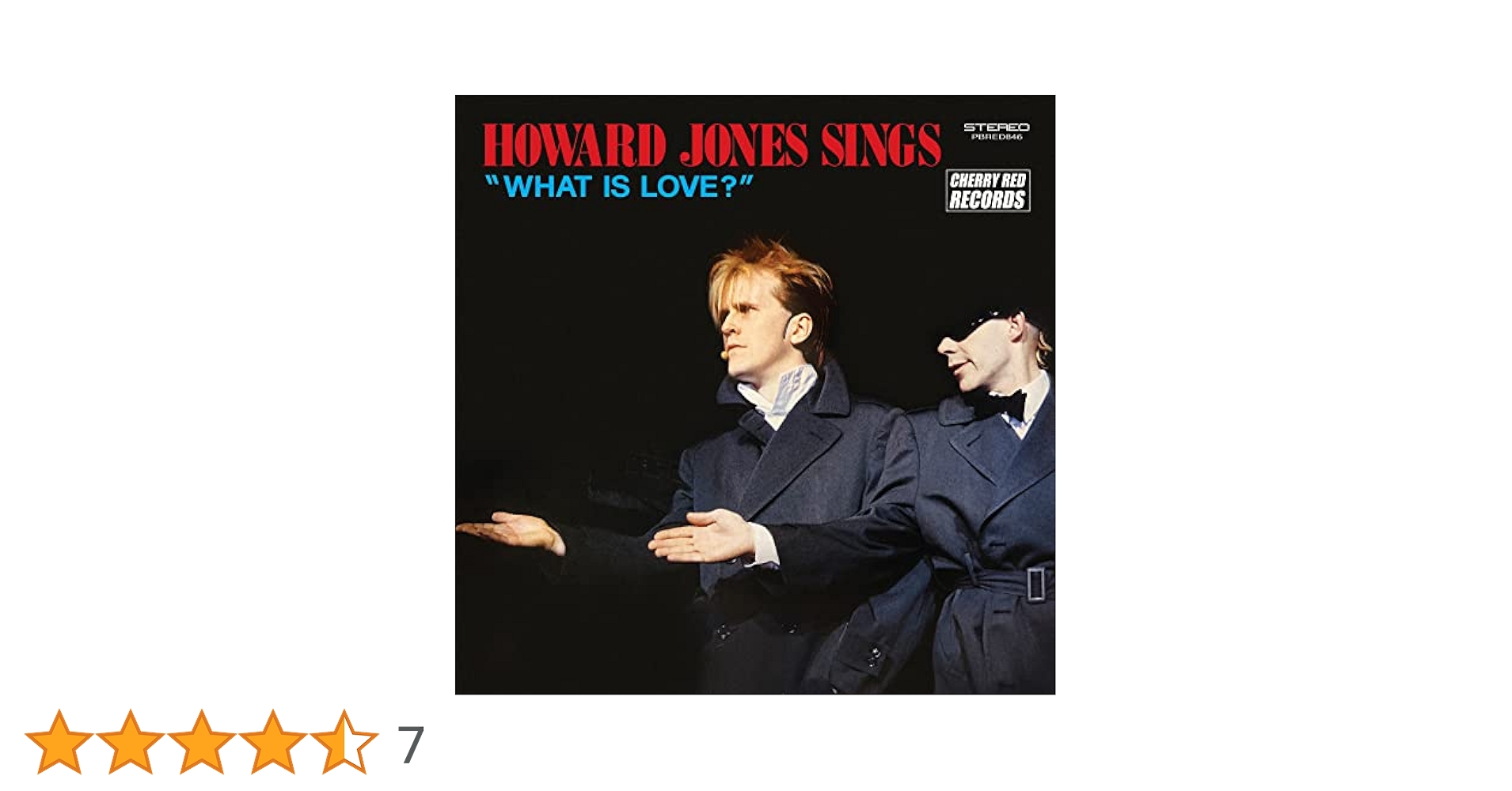 Amazon.co.jp: Howard Jones Sings What Is Love? - Blue Vinyl