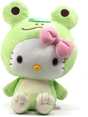 Eikoh Hello Kitty Colorful Frog Big Plush 13 Green Amazon Sg Toys