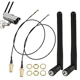 Performance Wi-Fi améliorée : Ce kit comprend deux broadwave antennes omnidirectionnelles 3 dBi pour augmenter la portée et la stabilité de votre antenne Wi-Fi PC et carte Wi-Fi, offrant une connexion rapide et fiable pour le streaming, le gaming ou le télétravail.