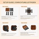 CareCooo Hundebett Kleine Hunde & Katzen Waschbar - Flauschiges Hundekörbchen mit Abnehmbarem Bezug - Rutschfestes Hundekissen & Welpenbett, Weiches Kunstfell, Rechteckig, Weiß, Größe S (50x48x15cm)