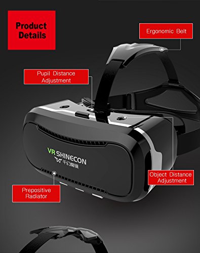 VinMas 3D VR Headset 2.0 3D VR Glasses VR Shinecon...