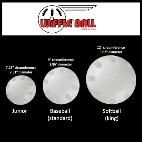 image for WIFFLE Ball Baseballs Official Size (12 Pack), White, 12 Count (Pack o