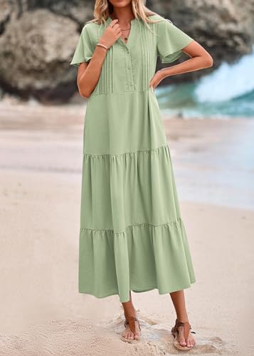Image of KIRUNDO Summer Maxi Dresses for Women 2026