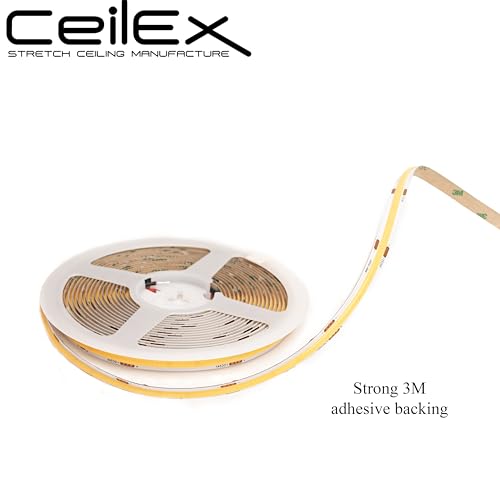 Tira LED COB 3000K Blanco Cálido 24V 10W/m 480 LEDs/m miniatura 4