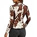Women's Suede-Like Cow Print Stand Collar Jacket Single-Breasted Fall Autumn Winter Streetwear Fashion Blazer