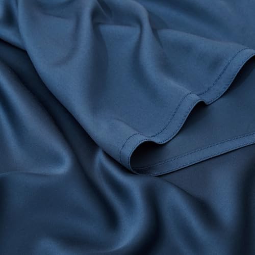 Image of Luxury Bamboo Market | King Envelope Pillowcase Set | 100% Viscose Made from Bamboo | Organically Grown | Ultra Soft | Cooling | 2pcs [Midnight Blue]