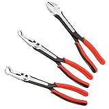 Sunex 3704V Heavy Duty Hose Gripper & Cutting Pliers Set, 11' Heavy Duty Cutter Pliers, Heavy Duty 1/2' Adjustable Hose Gripper Pliers, Heavy Duty 3/4' Adjustable Hose Gripper Pliers, 3Piece