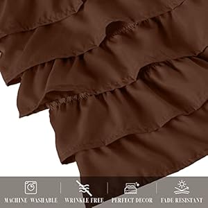 Elegantcomfortleilacollectionmultirufflebedskirt1500threadcountegyptianqualityeasyfitdustruffle15inchdropwrinkleandstainresistantmultirufflequeenchocolatebrown  Urban Country Home Decor Elegant comfort leila collection multi ruffle bed skirt 1500 thread count egyptian quality easy fit dust ruffle 15 inch drop wrinkle and stain resistant multiruffle queen chocolate brown  urban country home decor