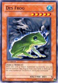 Amazon.com: Yu-Gi-Oh! - Des Frog (CRV-EN026) - Revolución