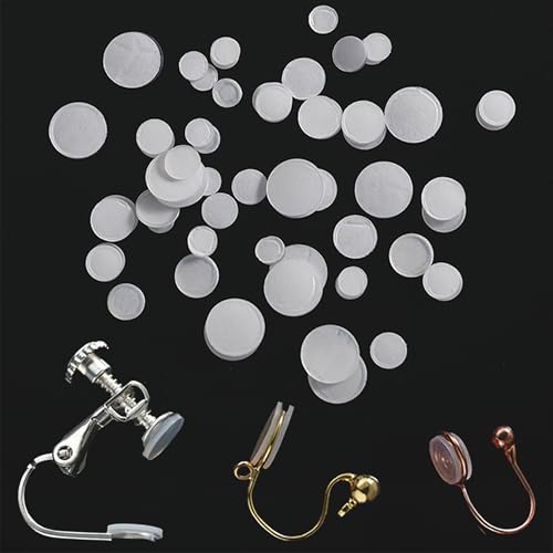 Clips de silicona para pendientes: almohadillas transparentes antidolor 2