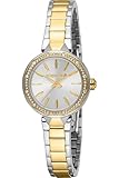 Roberto Cavalli Roberto Cavalli - Reloj de Pulsera para Mujer de Cuarzo a la Moda, Pulsera y Caja de Acero Inoxidable de Color Gris, Esfera analógica Gris - RC5L144M0085