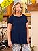 LARACE Plus Size Tops for Women Short Sleeve Shirts Casual Summer Clothes Round Neck Tunics for Leggings (1X, Navy Blue)