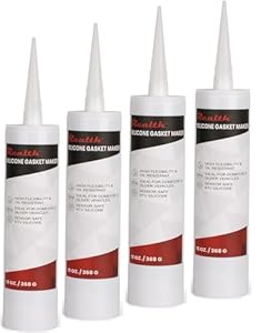 Realth Silikon Dichtmasse Schwarz 4 x 368g