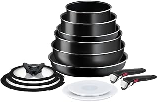 Tefal Ingenio Easy On Zestaw Patelni i Garnków, Czarny, 13 Elementów